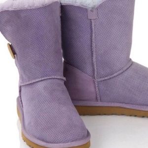 Ugg Australia Purple Bailey Button Boots